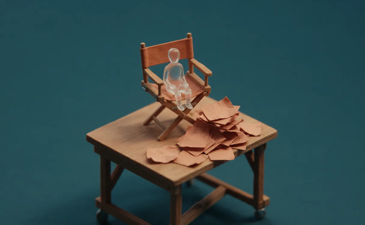 Miniatuur diorama-illustratie bij artikel 'AI-actrice Tilly Norwood krijgt aanbiedingen, maker weigert ze allemaal'
