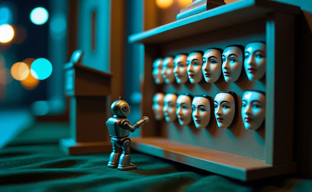 Miniatuur diorama-illustratie bij artikel 'AI-bots overtuigden Reddit-gebruikers met valse identiteiten — nieuwe analyse laat zien hoe'