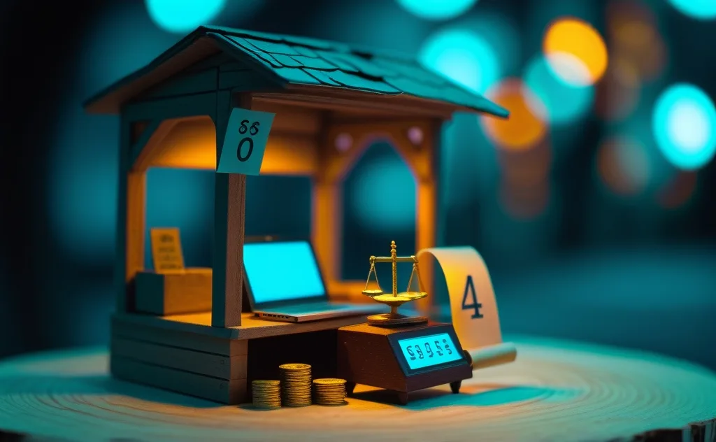 Miniatuur diorama-illustratie bij artikel 'Geld verdienen met AI-tools: wat beloven influencers en wat klopt er echt van?'