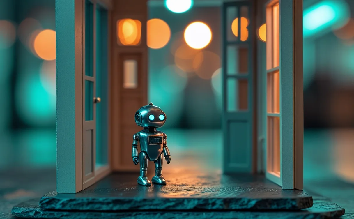 Miniatuur diorama-illustratie bij artikel 'AI in de huisartsenpraktijk: wat werkt er in 2026, volgens de huisartsen zelf'