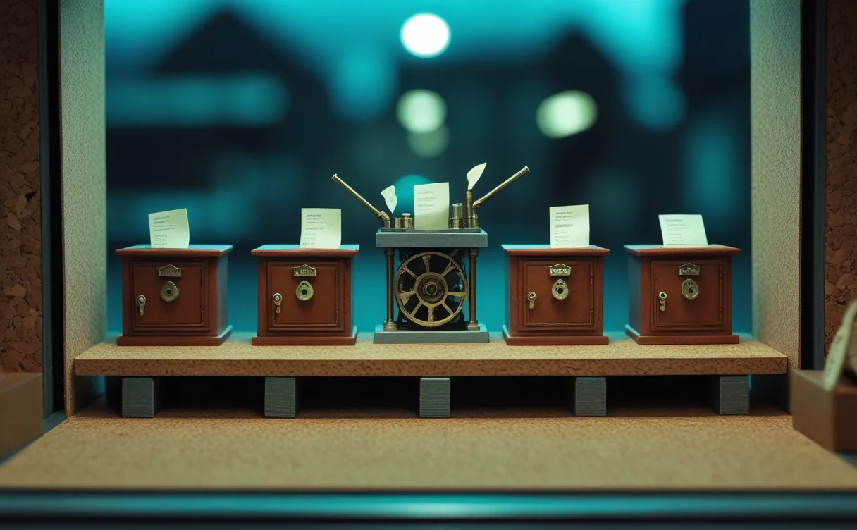 Miniatuur diorama-illustratie bij artikel 'Hoe leert AI van jouw medische data zonder die te zien?'