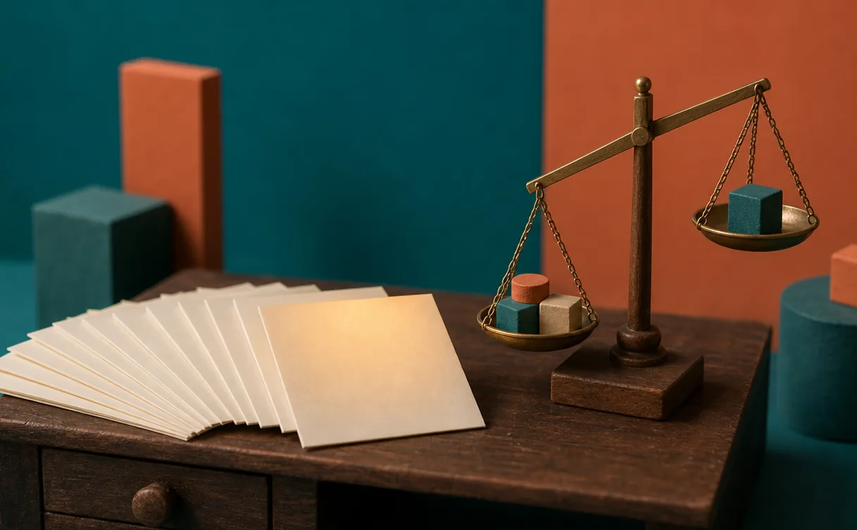 Miniatuur diorama-illustratie bij artikel 'AI maakt je sollicitatiebrief beter — en de match slechter'