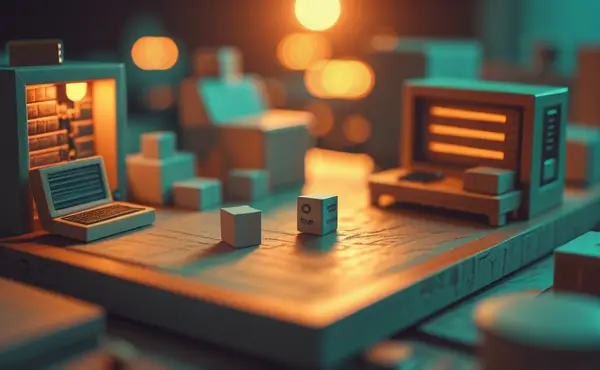 Miniatuur diorama-illustratie bij artikel 'De 5 belangrijkste AI coding assistants van 2026'