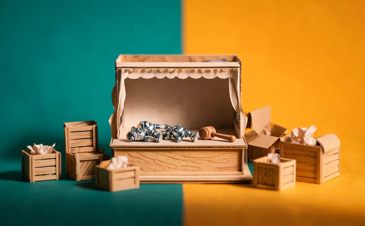 Miniatuur diorama-illustratie bij artikel 'Character.ai vraagt faillissement aan: wat er met je chats gebeurt'
