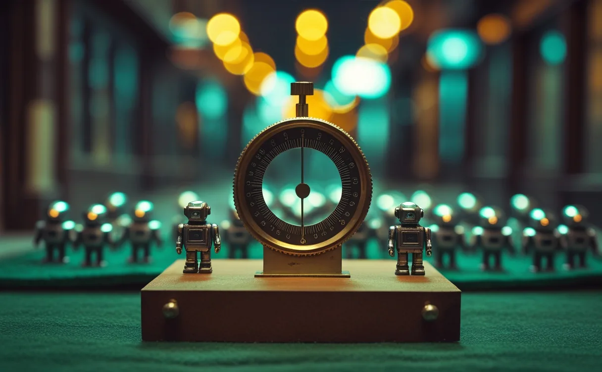 Miniatuur diorama-illustratie bij artikel 'Claude leidt 26% van Anthropics AI-onderzoek'