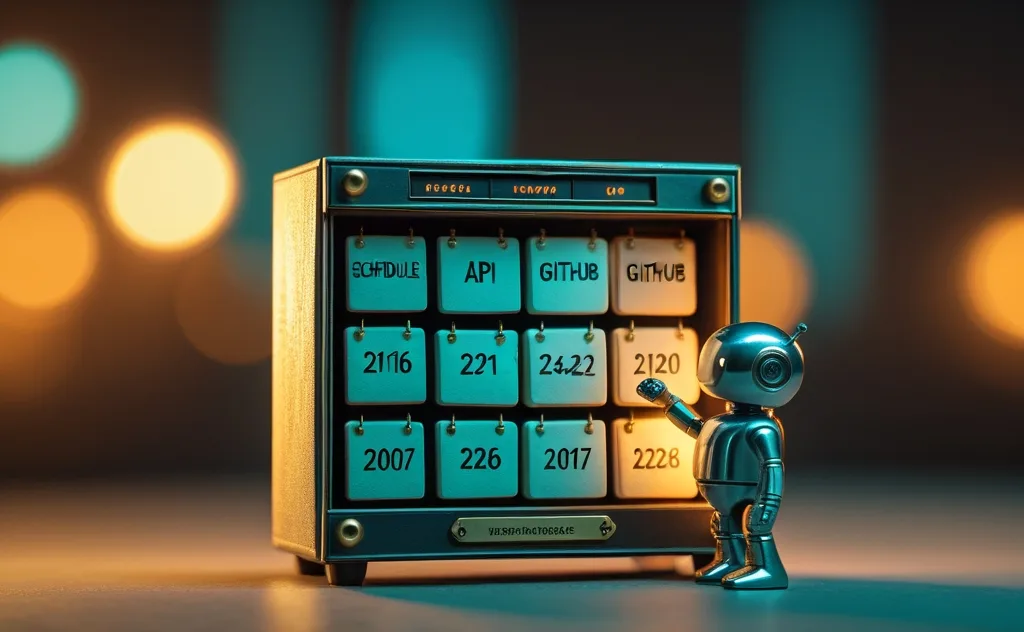 Miniatuur diorama-illustratie bij artikel 'Claude Code Routines: AI die'