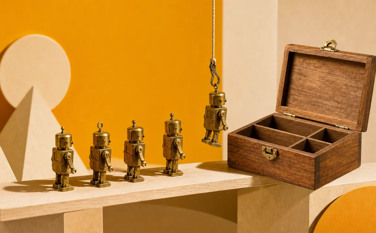 Miniatuur diorama-illustratie bij artikel 'OpenAI stopt met Custom GPTs: dit doe je vóór 11 december'