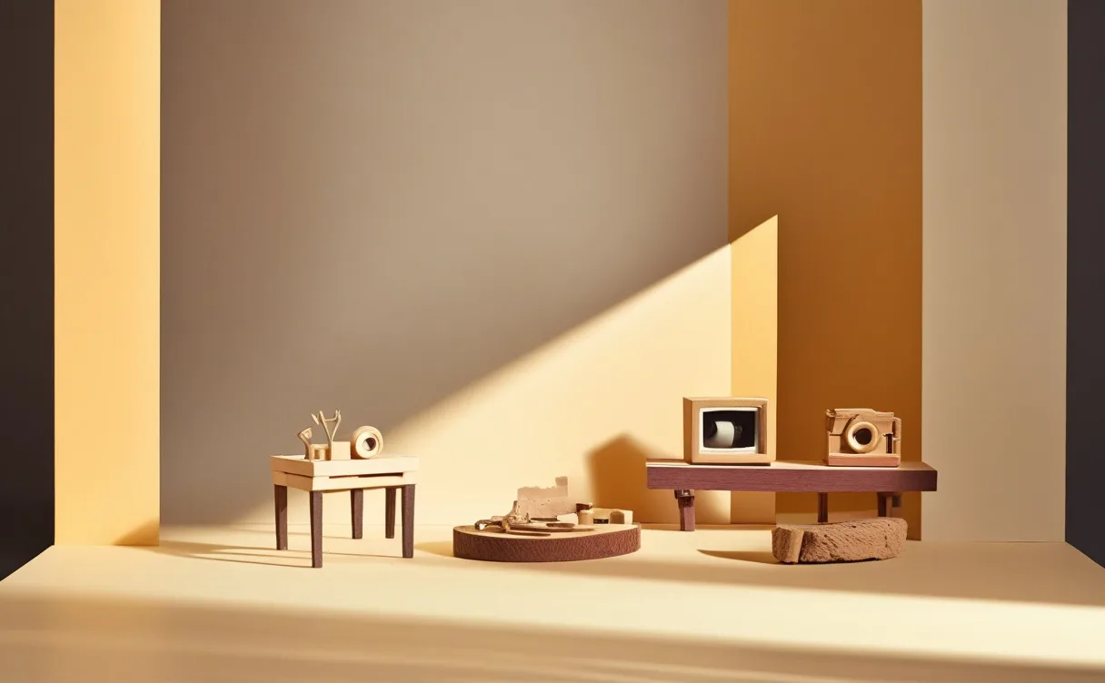 Miniatuur diorama-illustratie bij artikel 'Faceless vlogging: hoe je miljoen views haalt zonder gezicht'
