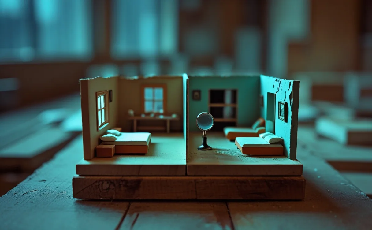 Miniatuur diorama-illustratie bij artikel 'New York pakt AI-foto's in huuradvertenties aan — op funda speelt hetzelfde'
