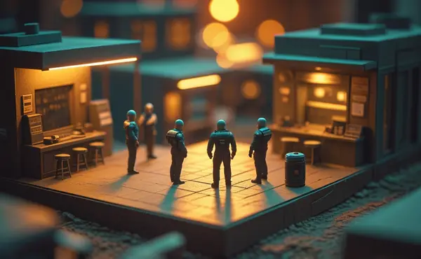 Miniatuur diorama-illustratie bij artikel 'Notion AI in 2026: Custom Agents, nieuwe modellen en mobiele agents'