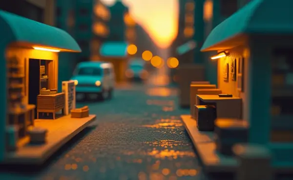 Miniatuur diorama-illustratie bij artikel 'OpenAI'