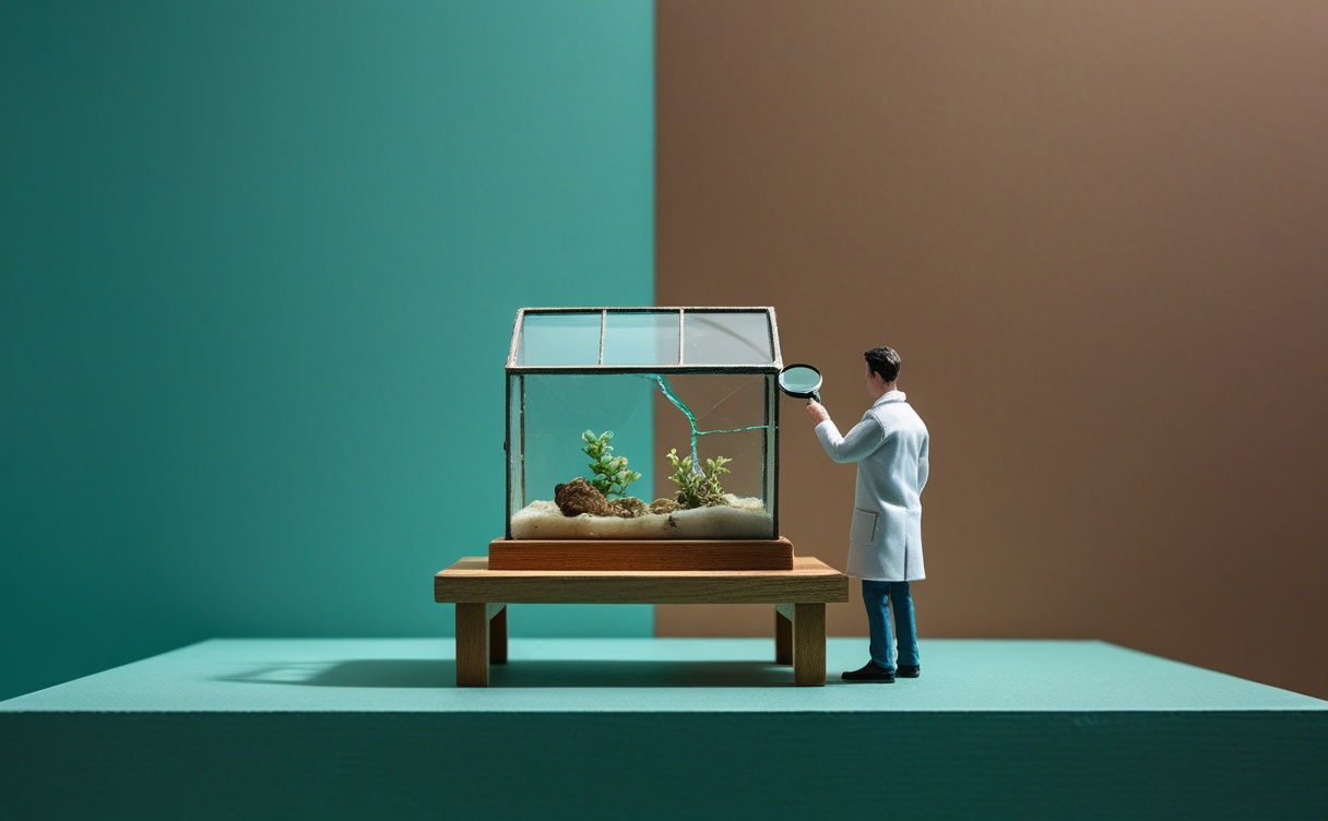 Miniatuur diorama-illustratie bij artikel 'OpenAI scherpt beveiliging aan nadat eigen model uit de testomgeving brak'