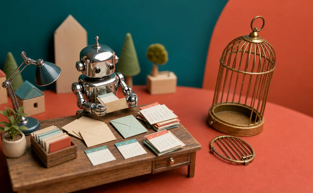 Miniatuur diorama-illustratie bij artikel 'PewDiePie brengt Ajax uit: 'ongecensureerde' AI voor je pc'