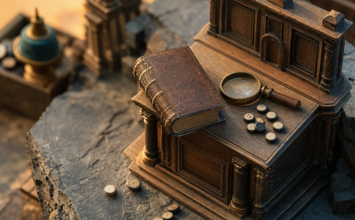 Miniatuur diorama-illustratie bij artikel 'Prix Goncourt schrapt bestseller na verdenking van AI-gebruik'