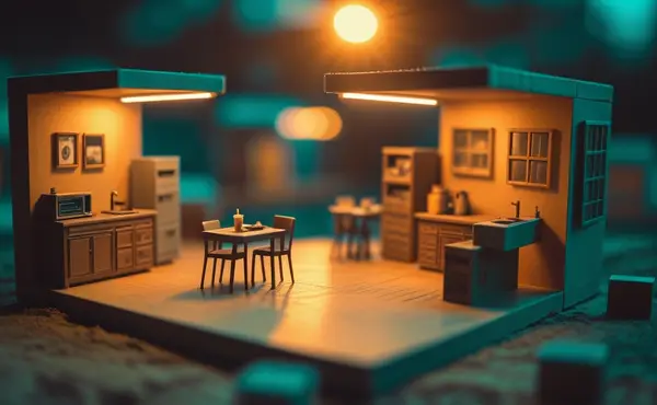 Miniatuur diorama-illustratie bij artikel 'Prompten voor beginners: hoe stel je AI betere vragen?'
