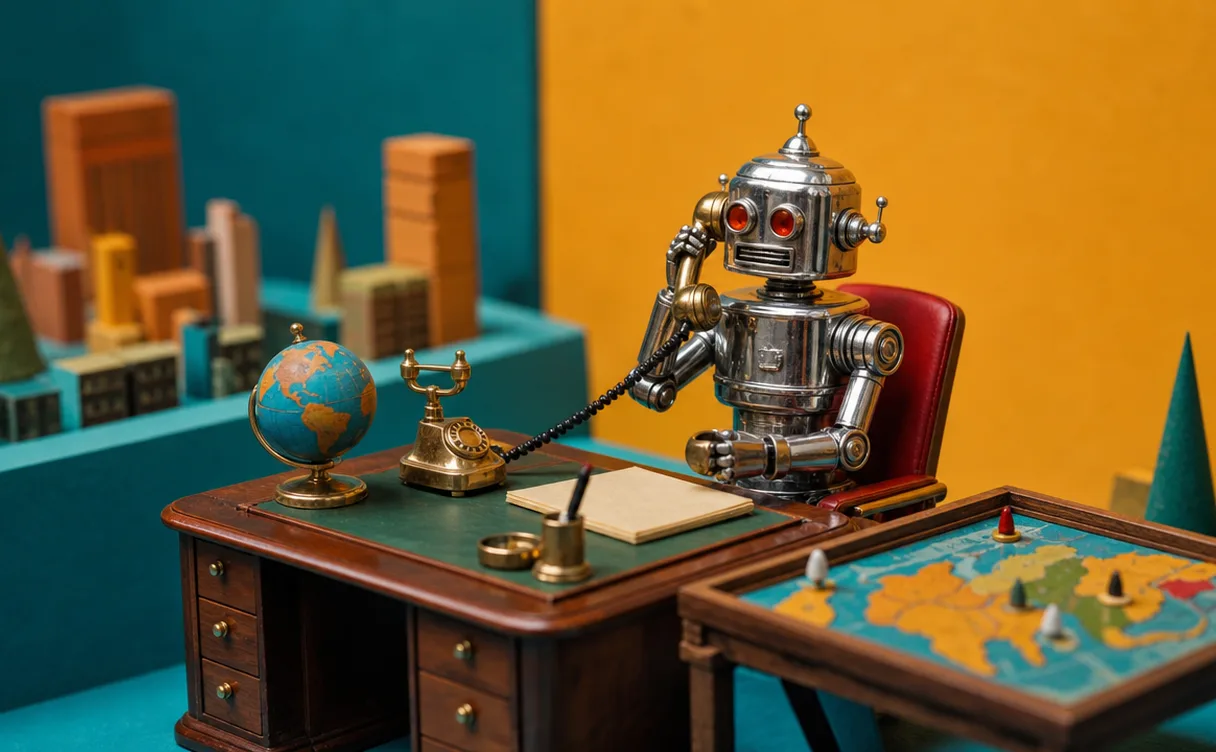 Miniatuur diorama-illustratie bij artikel 'Trump vroeg Grok om raad over Maduro: wat weet een chatbot?'
