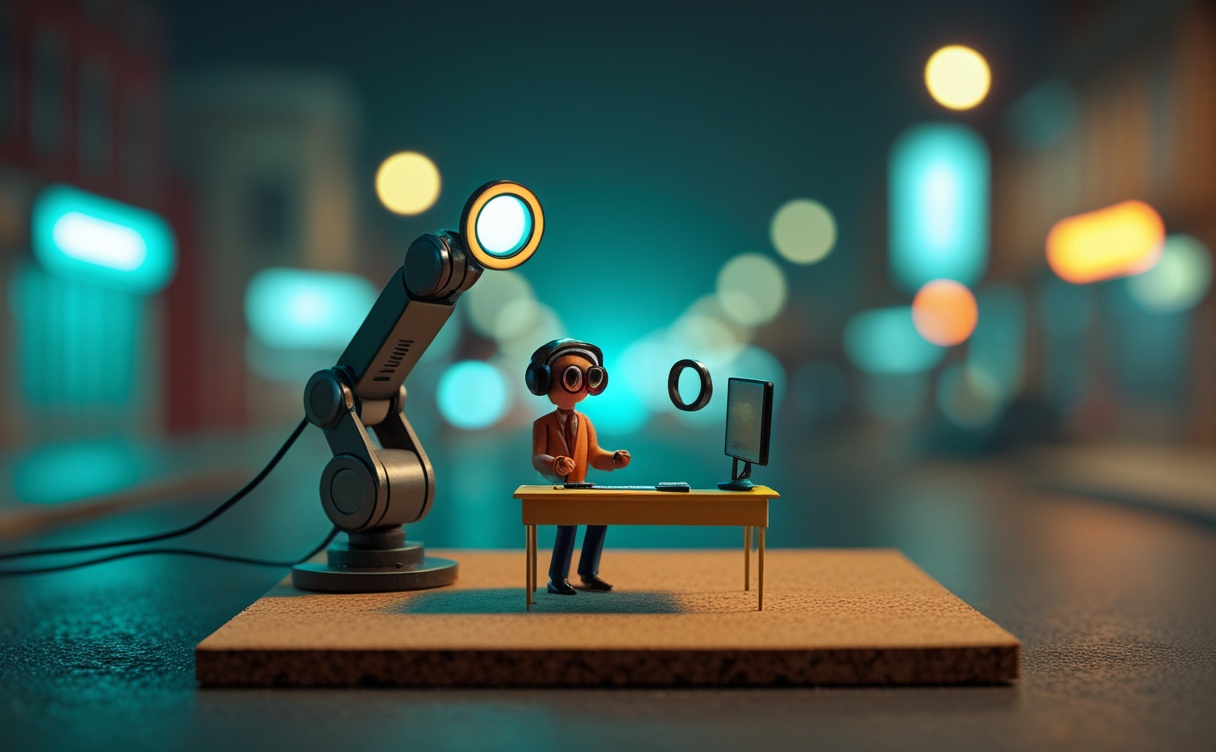 Miniatuur diorama-illustratie bij artikel 'Twitch traint AI met je streams, tenzij je het uitzet'