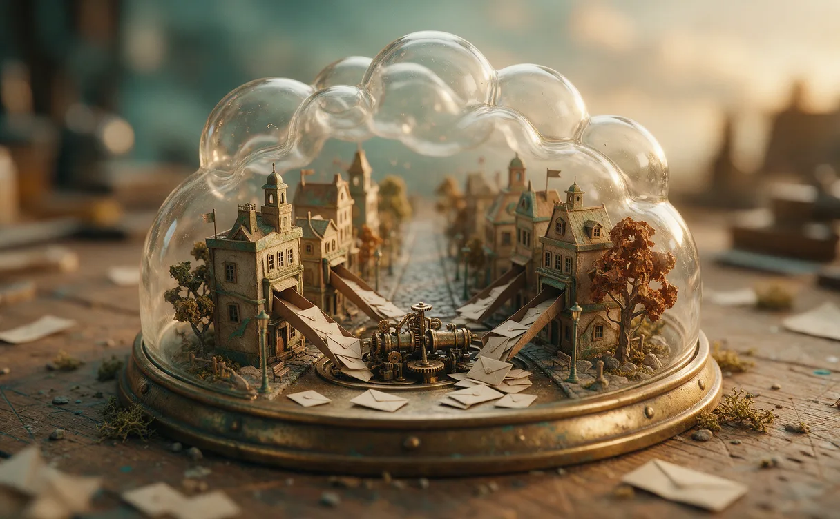 Miniatuur diorama-illustratie bij artikel 'Gemeenten willen AI bij bezwaar en jouw data in Europa'