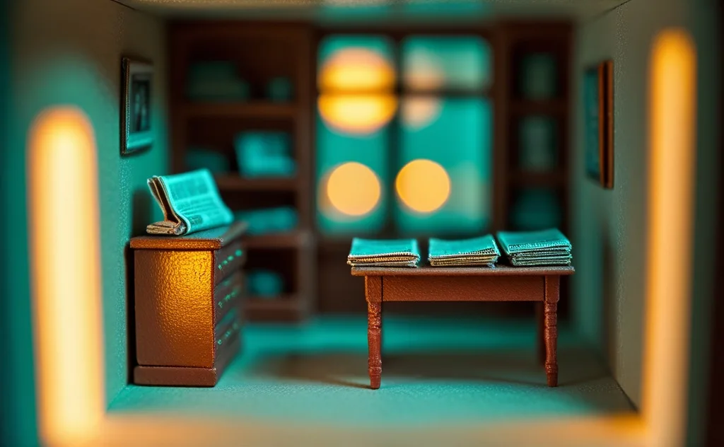 Diorama-illustratie bij de radar-editie van Zondag 23 augustus, het beeld van dit weekoverzicht