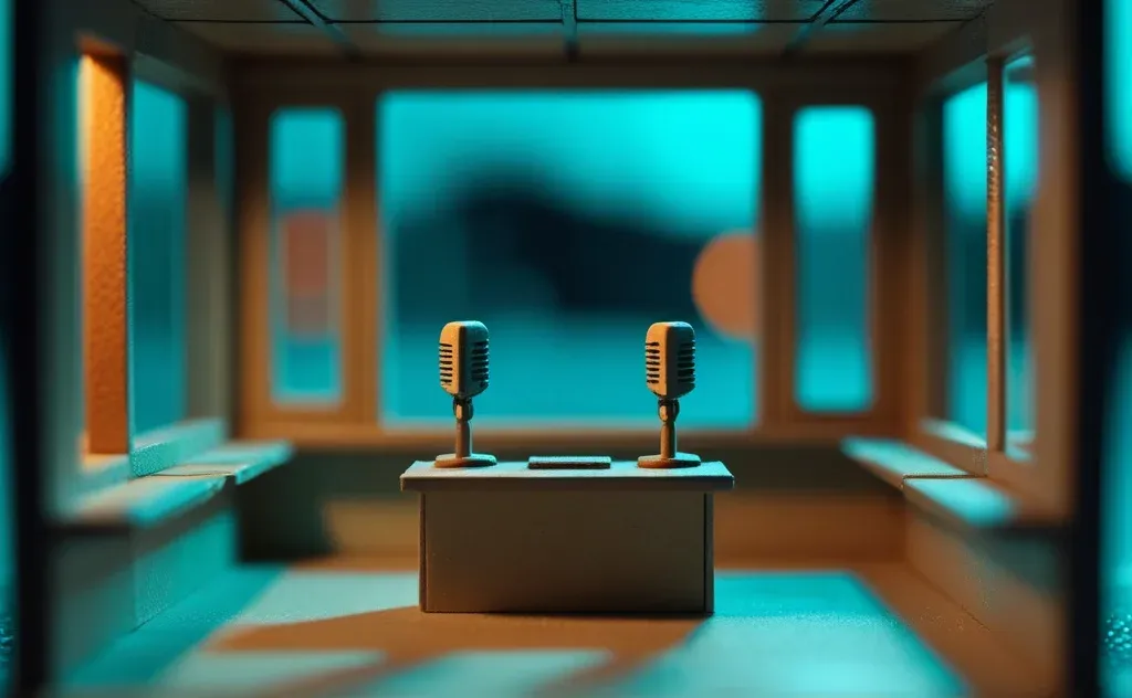 Diorama-illustratie bij de radar-editie van Zondag 30 augustus, het beeld van dit weekoverzicht
