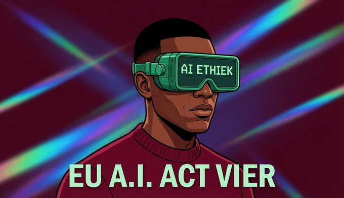 De vier risiconiveaus van de EU AI Act: verboden, hoog risico, beperkt risico en minimaal risico