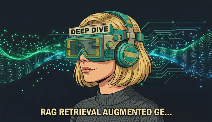 De RAG-pipeline: documenten worden via embeddings in een vector database opgeslagen, bij elke query wordt relevante context opgehaald en aan het LLM meegegeven